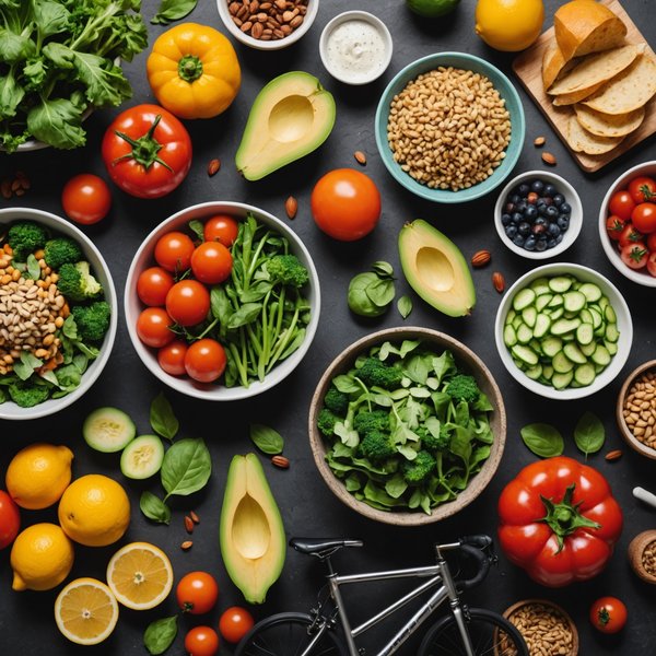 Comment maintenir une alimentation équilibrée pour un cycliste végétarien ?